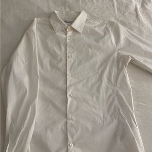 Zara Crisp White Dress Shirt